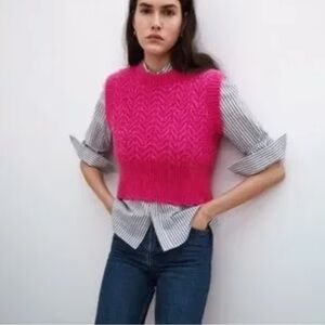 Zara Pink Vest